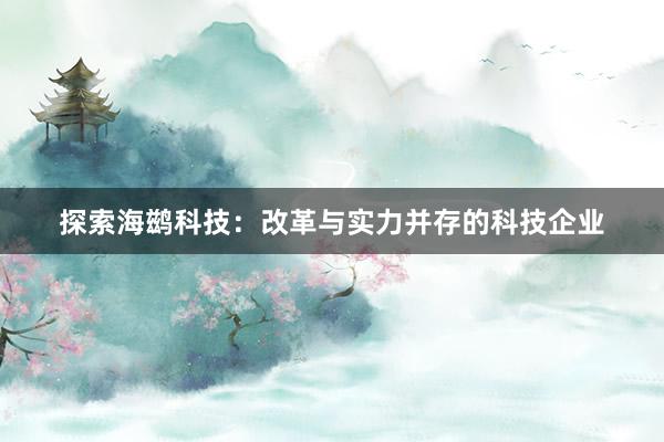 探索海鹚科技：改革与实力并存的科技企业